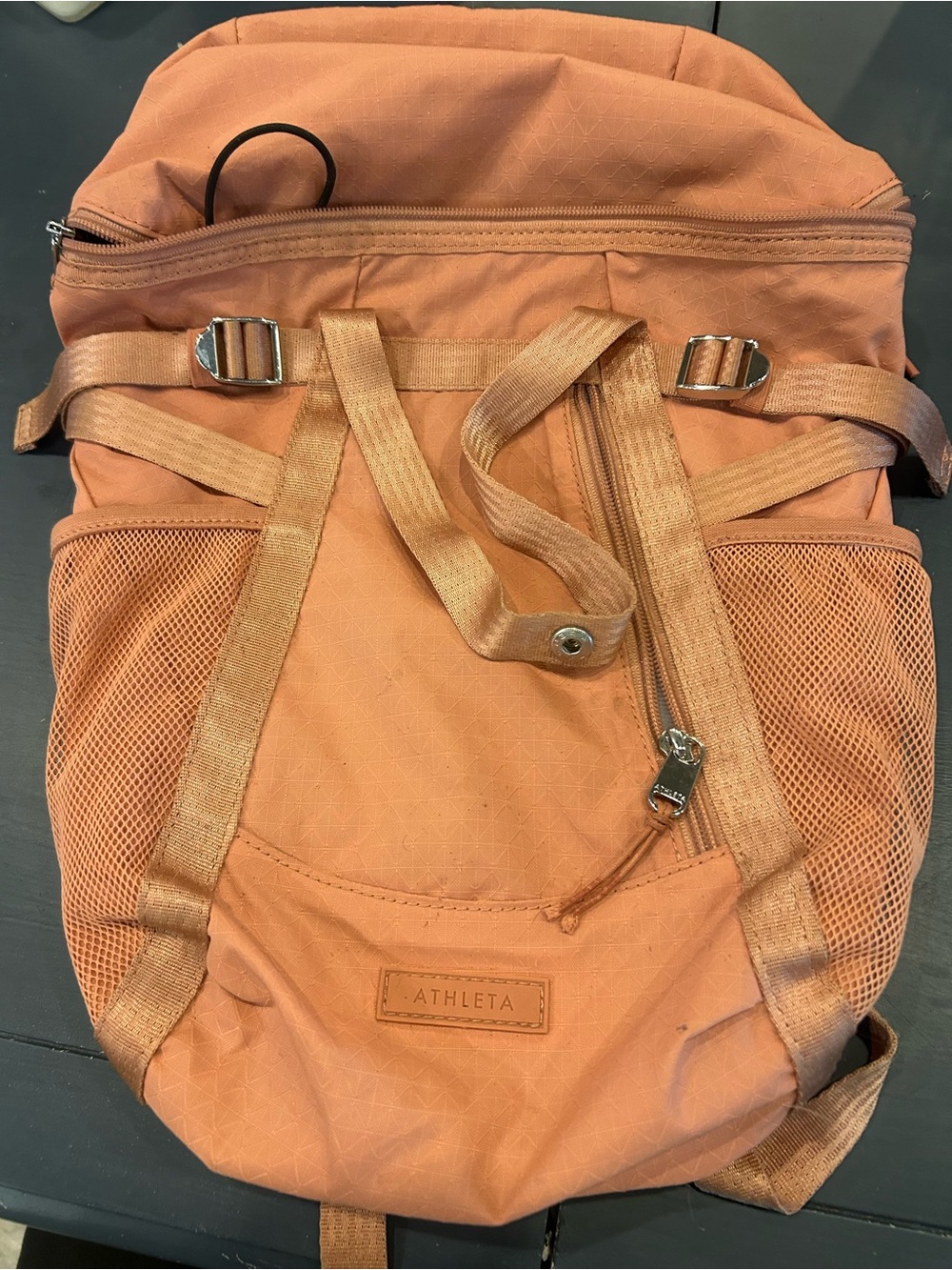 Athleta women’s  Terra-Cotta Orange Convertible Backpack